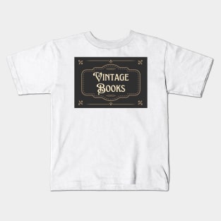 Vintage Book Label Kids T-Shirt